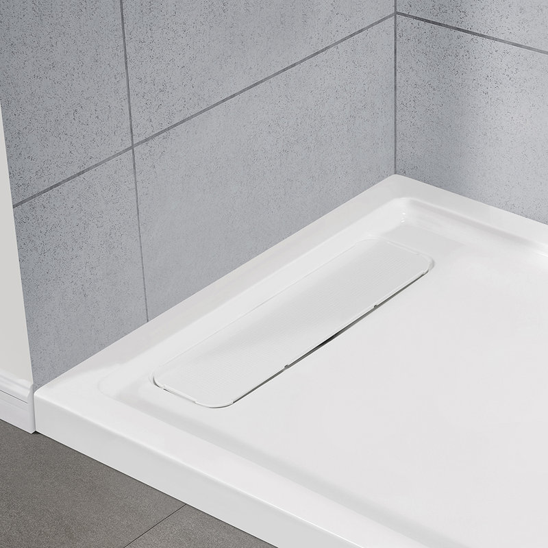 Ove Decors Anti Slip 72 X 36 Shower Base With Side Hidden Drain Reviews Wayfair