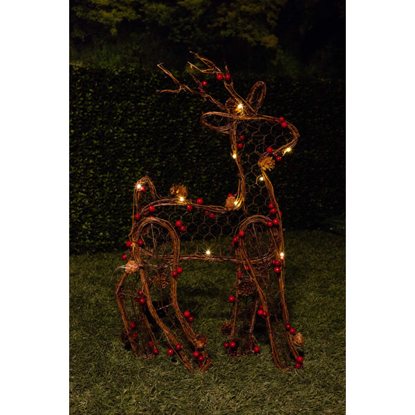 christmas rattan light up reindeer lighted display reviews birch lane - Lighted Animals Christmas Decoration christmas rattan light up reindeer lighted display reviews birch lane - Lighted Animals Christmas Decoration