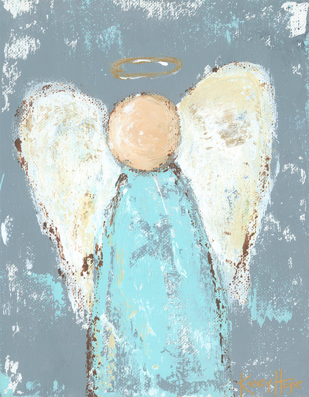 Oopsy Daisy Baby Angel By Kasey Hope Painting Print On Canvas In
