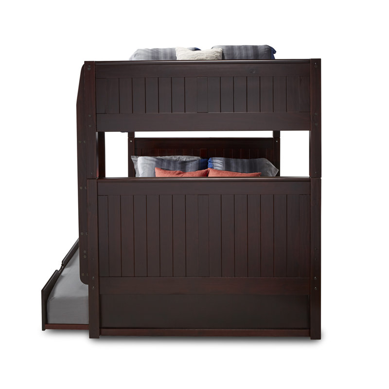 amani full over full bunk bed with trundle