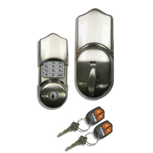 Single Cylinder Keyless Electronic Deadbolt with Remote