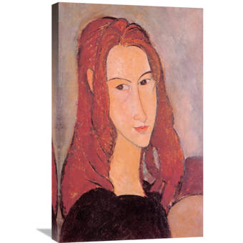 Global Gallery Girl Jeanne Hebuterne By Amedeo Modigliani Painting Print On Wrapped Canvas Wayfair