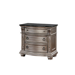 Marble Top Bachelor Chest Wayfair Strandquist Marble Top 3 Drawer Bachelor S Chest