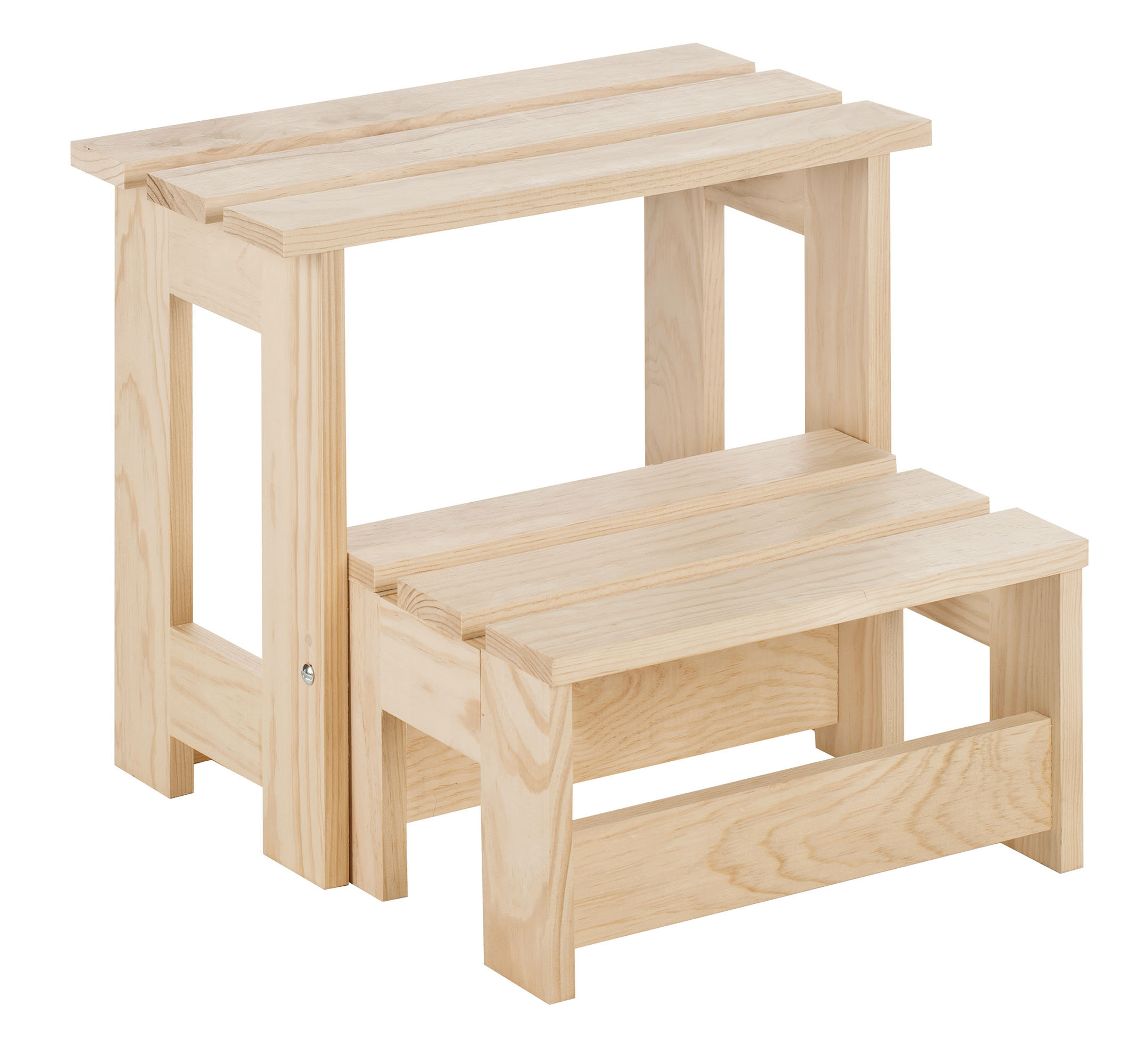 Natur Pur Baret 2 Step Wood Step Stool Wayfair Co Uk
