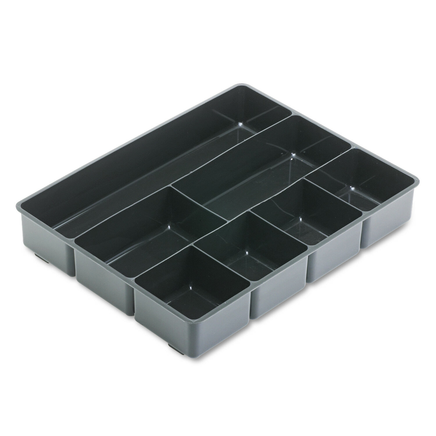 Junk Drawer Organizer Tray Multi-Purpose Storage Heavy Duty Bpa-Free Granite 