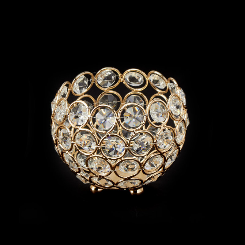 Ball Crystal Votive Holder