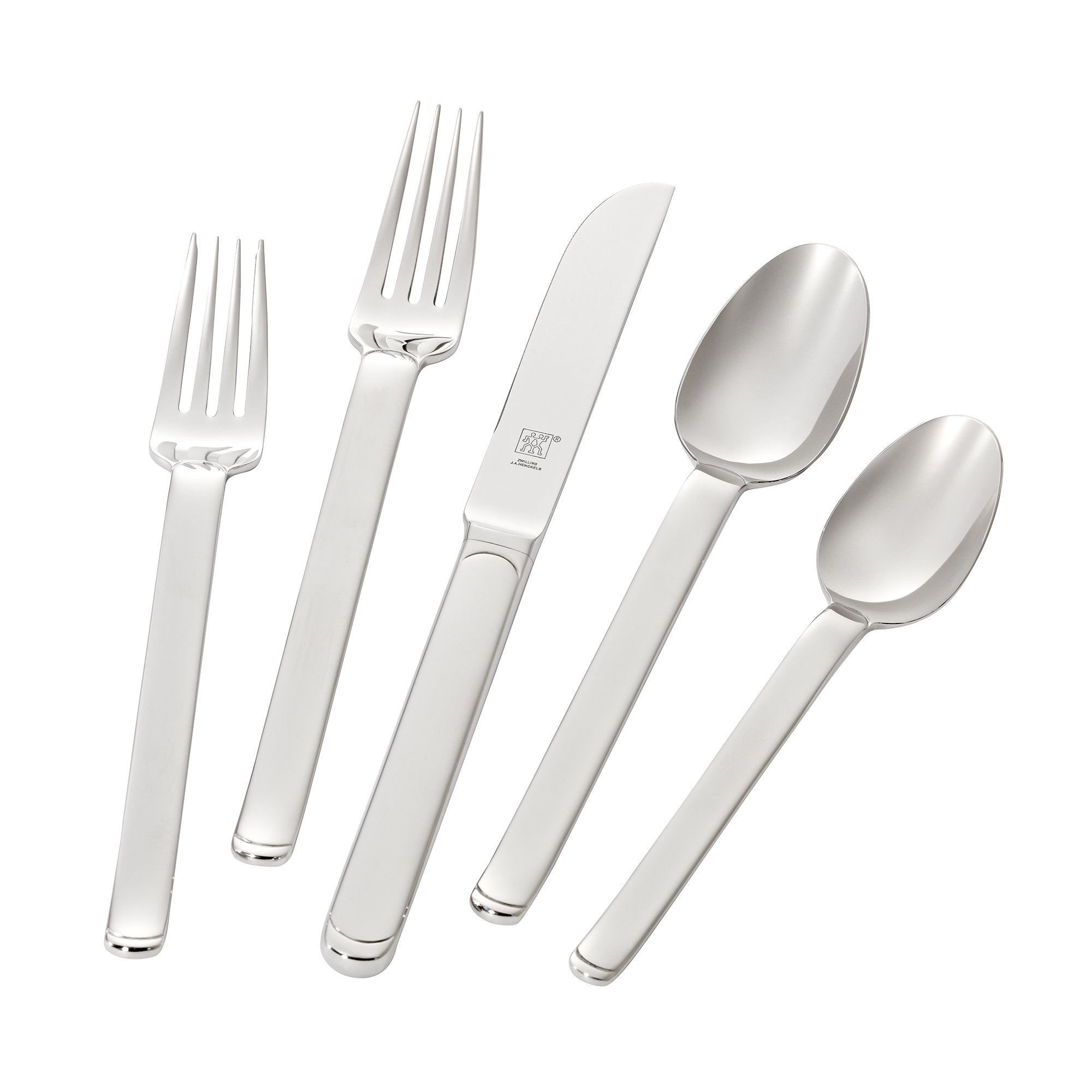 ZWILLING J.A. Henckels Captivate Stainless Steel Flatware Set of 5