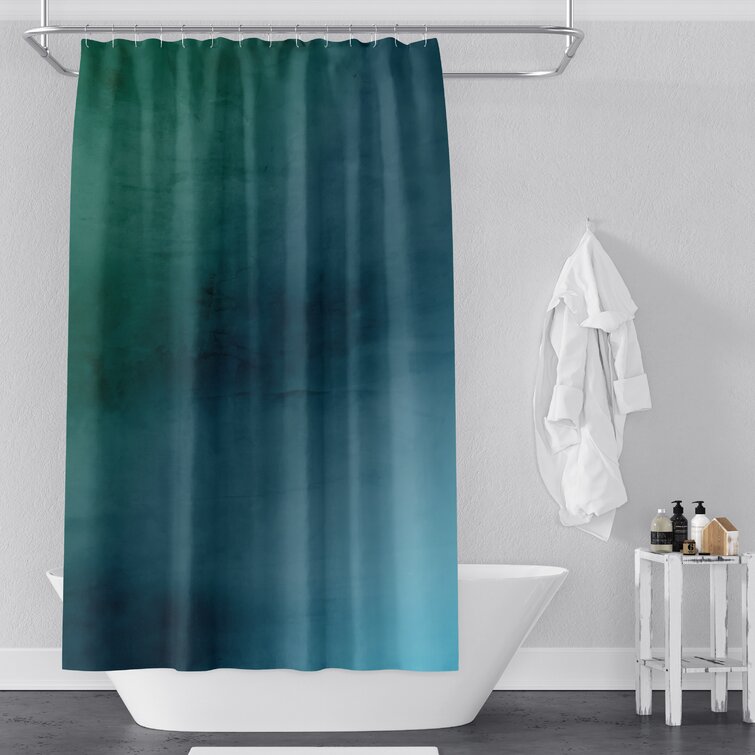 Orren Ellis Ocean Blue Shower Curtain | Wayfair