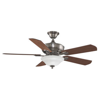Westinghouse Lighting 52 Sumter 5 Blade Standard Ceiling Fan With Pull Chain And Light Kit Included Wayfair