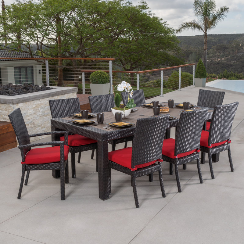 Northridge 9 Piece Outdoor Dining Set with Cushion ...