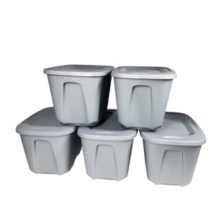 10 X Basket Wayfair 10 Gallon Plastic Storage Tote Set Of 5 By Homz