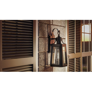 Go to store & view more images Nitish Single 1-Light Outdoor Wall Lantern by Gracie Oaks