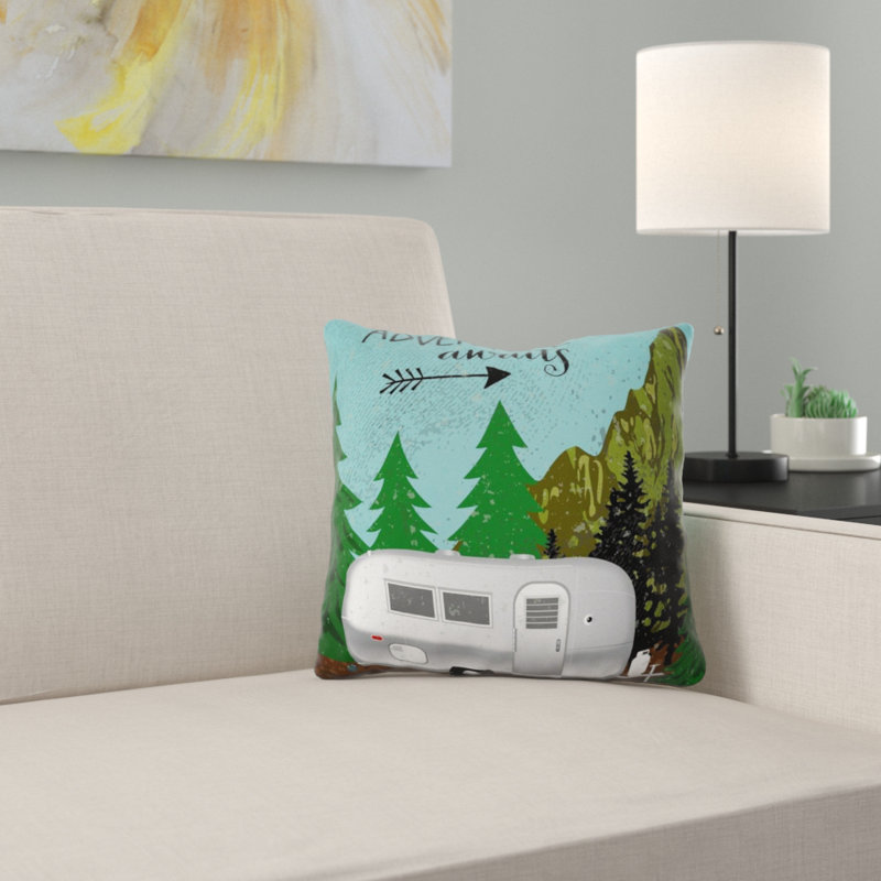adventure throw pillow