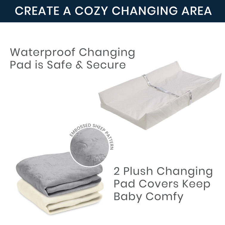 Serta 9 Piece Nursery In A Box Newborn Baby Gift Set For Boys And Girls A