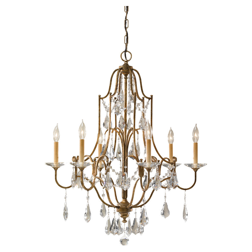 Astoria Grand Drewett 6 Light Candle Style Empire Chandelier Reviews Wayfair