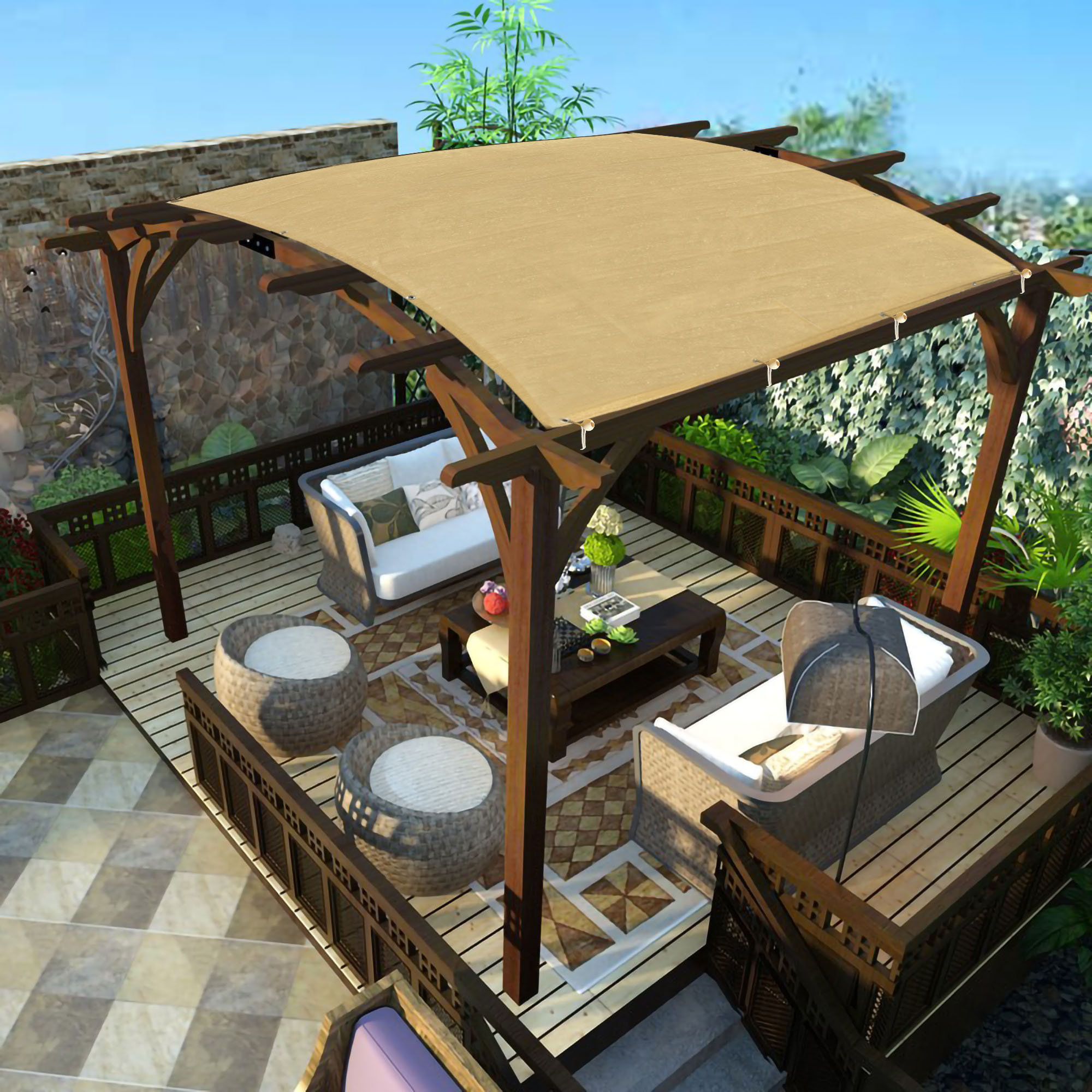 Alion Home Permeable Sunblock Patio 