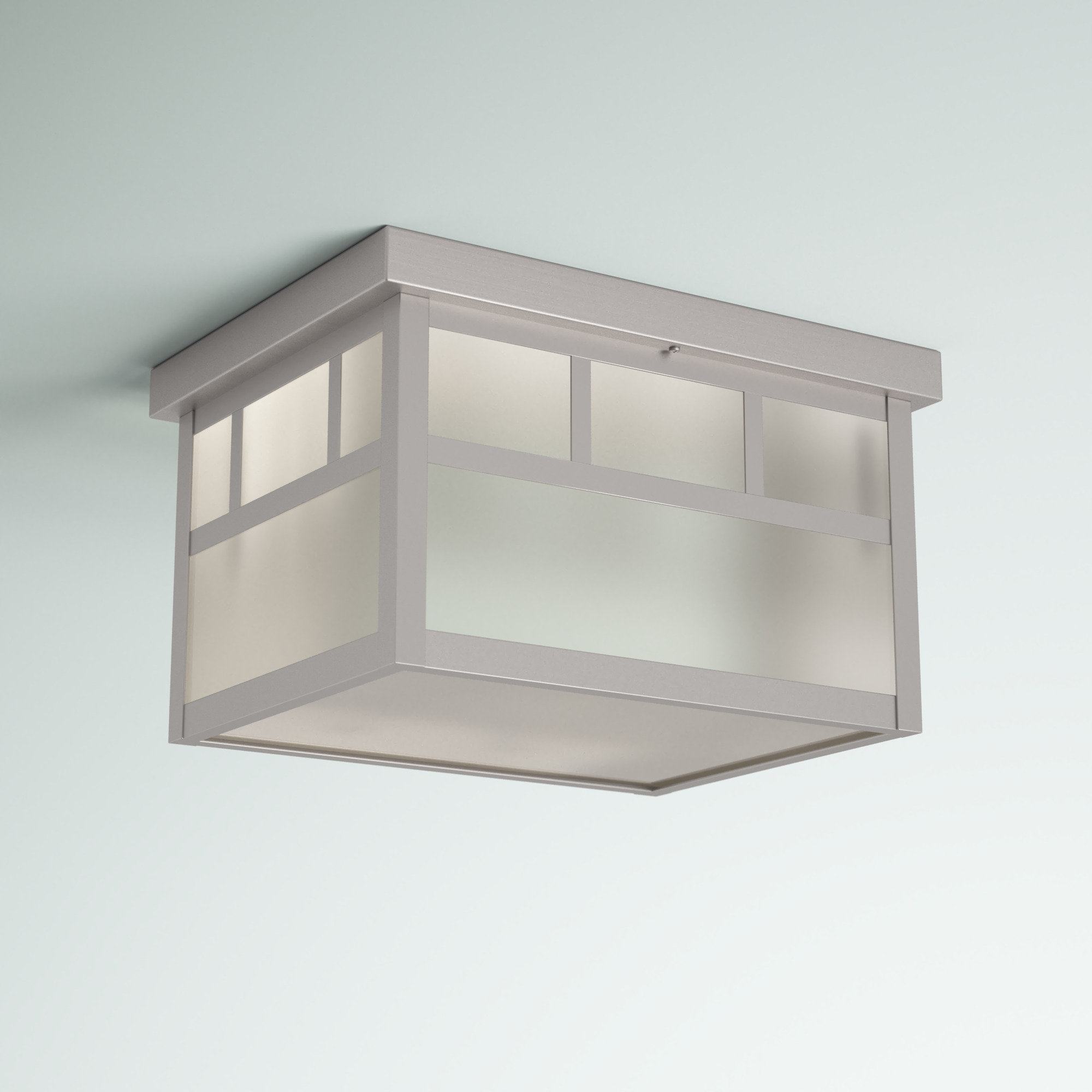 Steelside™ Avaline 2 - Light Outdoor Flush Mount & Reviews 