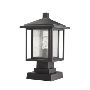 Best Hungate 1-Light Outdoor Pier Mount Light By Bloomsbury Market Outdoor Lighting Hungate 1-Light Outdoor Pier Mount Light By Bloomsbury Market Outdoor Lighting