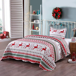 cot bed xmas bedding