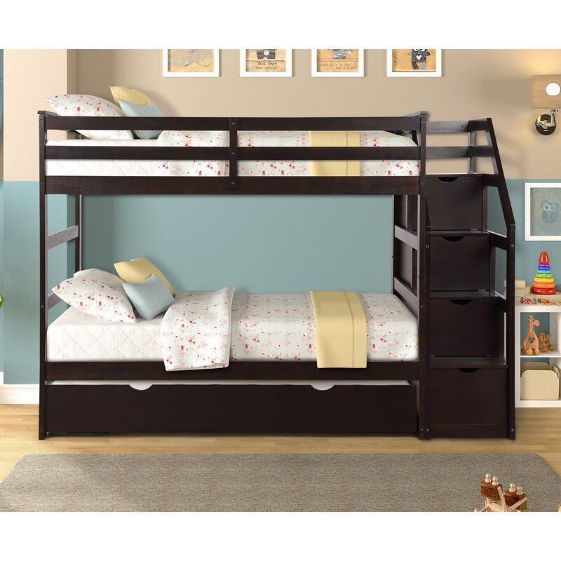 wayfair bunk beds with trundle