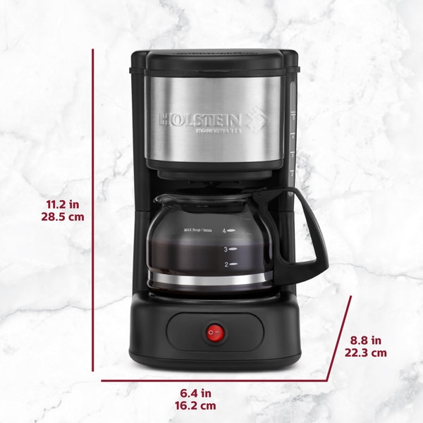 Holstein Housewares 5 Cup Coffee Maker 