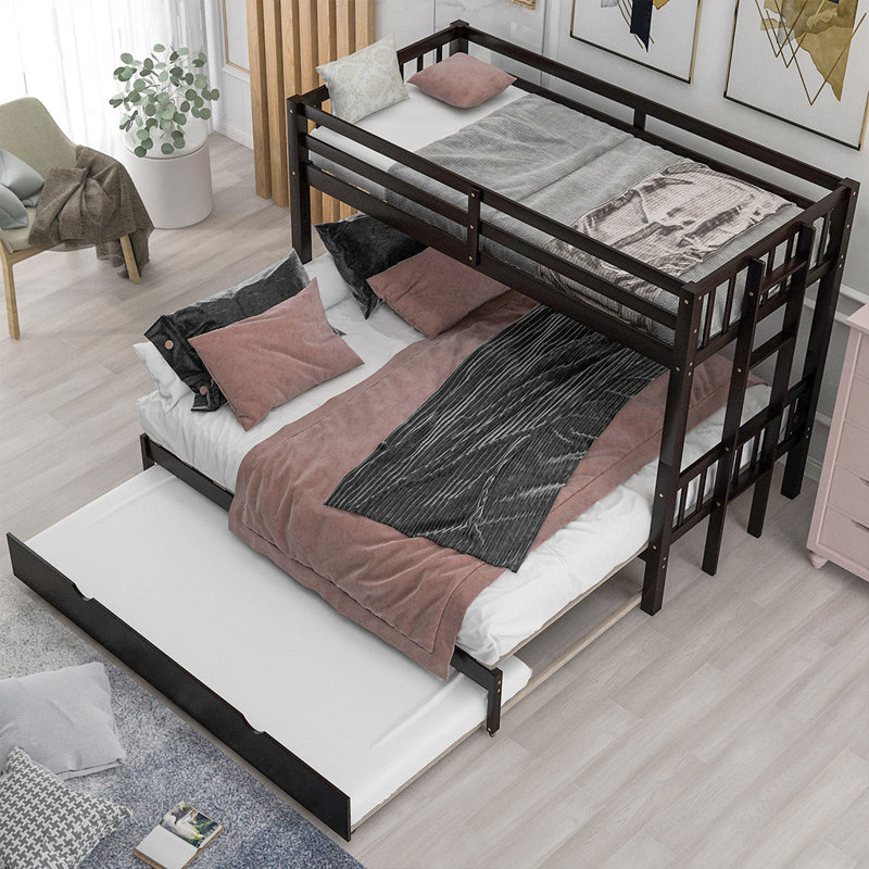 l shaped twin beds with trundle