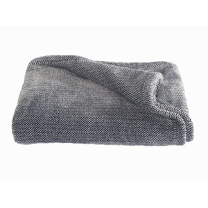 Astor Ultra Velvet Plush Heathered Dot Jacquard Oversize Throw