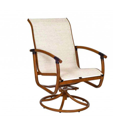 Woodard Glade Isle Sling Rocker Swivel Patio Dining Chair Reviews Glade Isle Sling Rocker Swivel Patio Dining Chair