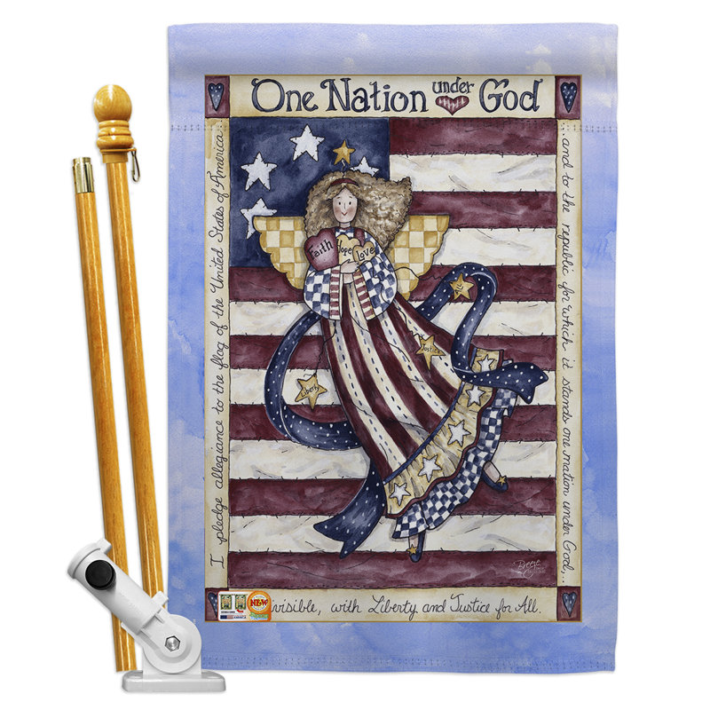 Breeze Decor Impressions 2 Sided Polyester 40 X 28 In Flag Set Wayfair