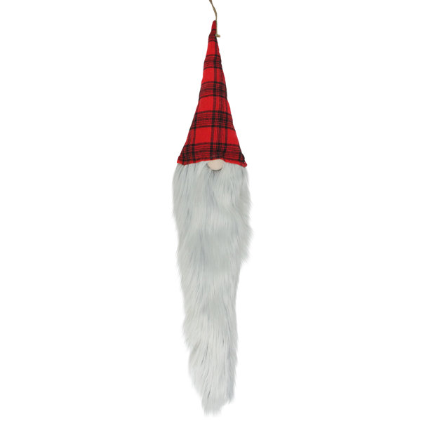 2 x RED GREEN /& BEIGE TARTAN PLAID FABRIC HANGING BOWS CHRISTMAS DECORATION