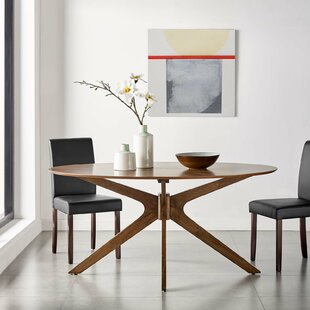 extendable oval dining table modern