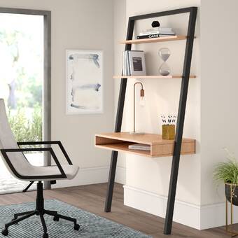 Foundstone Diego Leaning Ladder Desk Reviews Wayfair