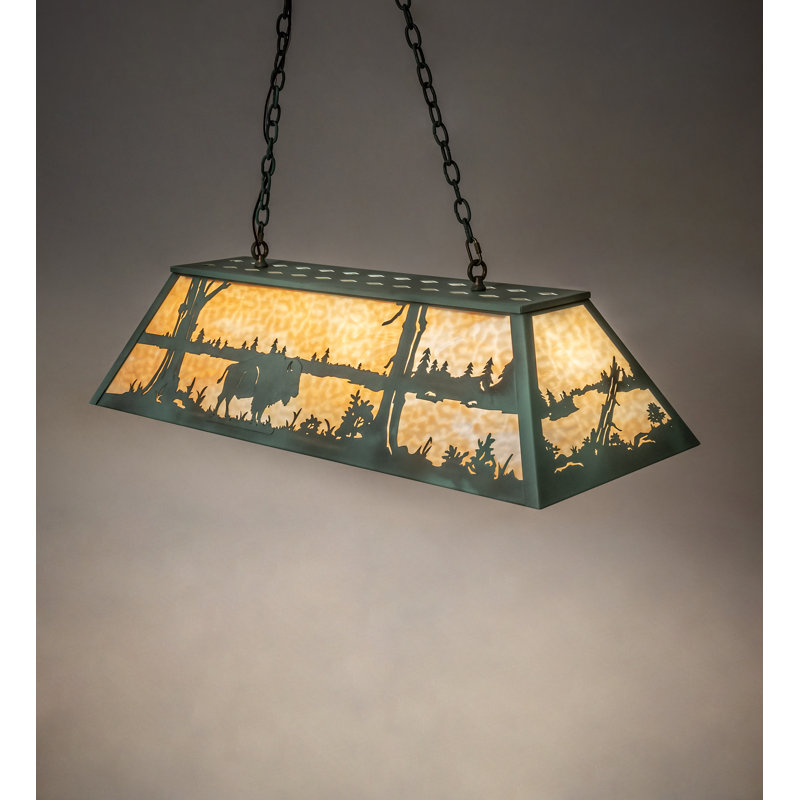 copper pool table light