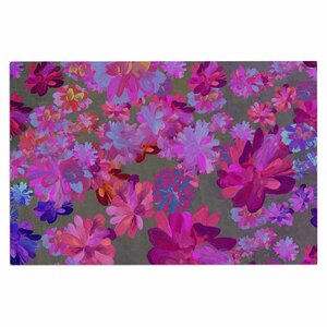 'Purple Flowers' Doormat