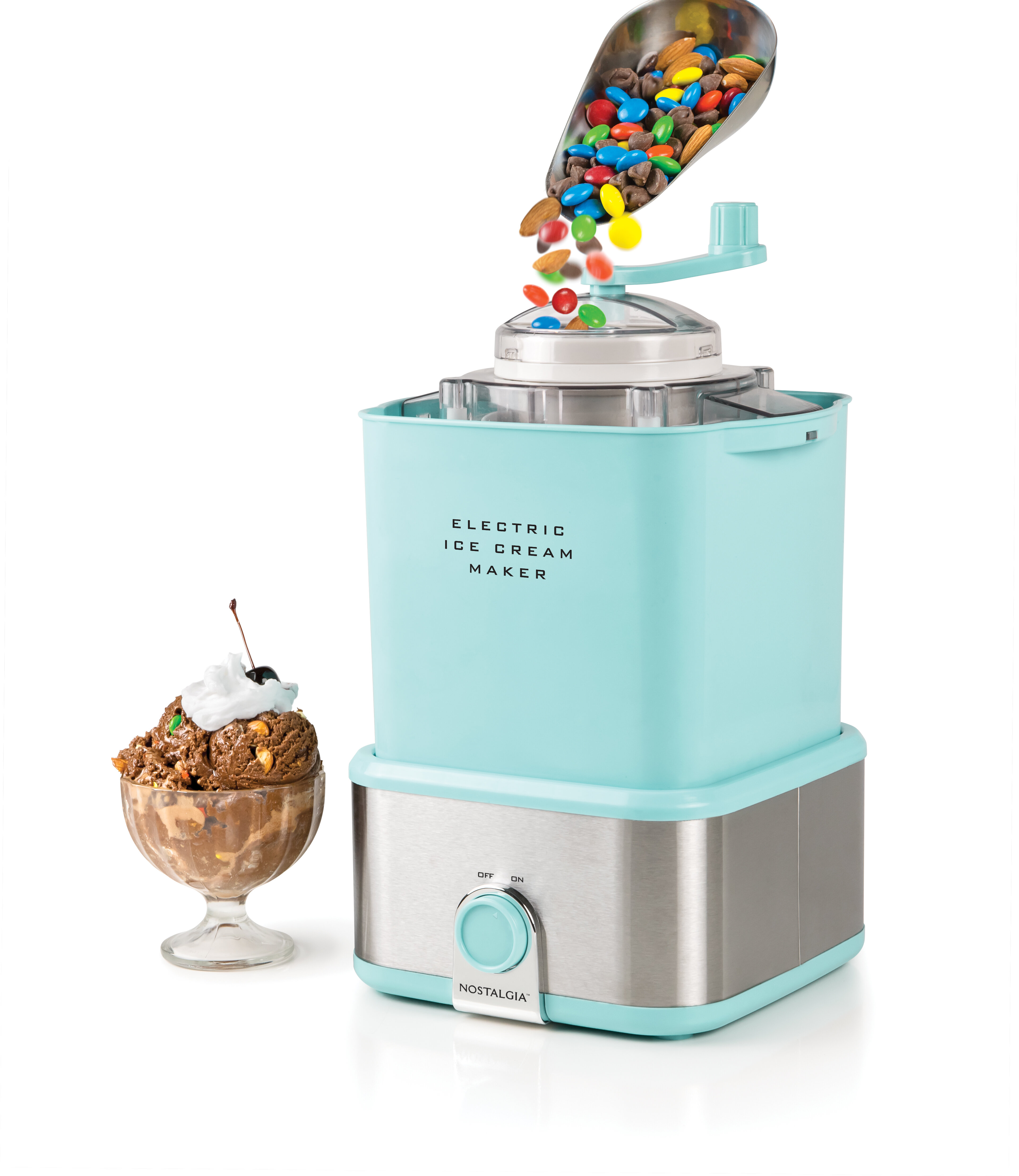 Nostalgia Electrics Nostalgia Stainless Steel 2 Qt Ice Cream Maker Reviews Wayfair