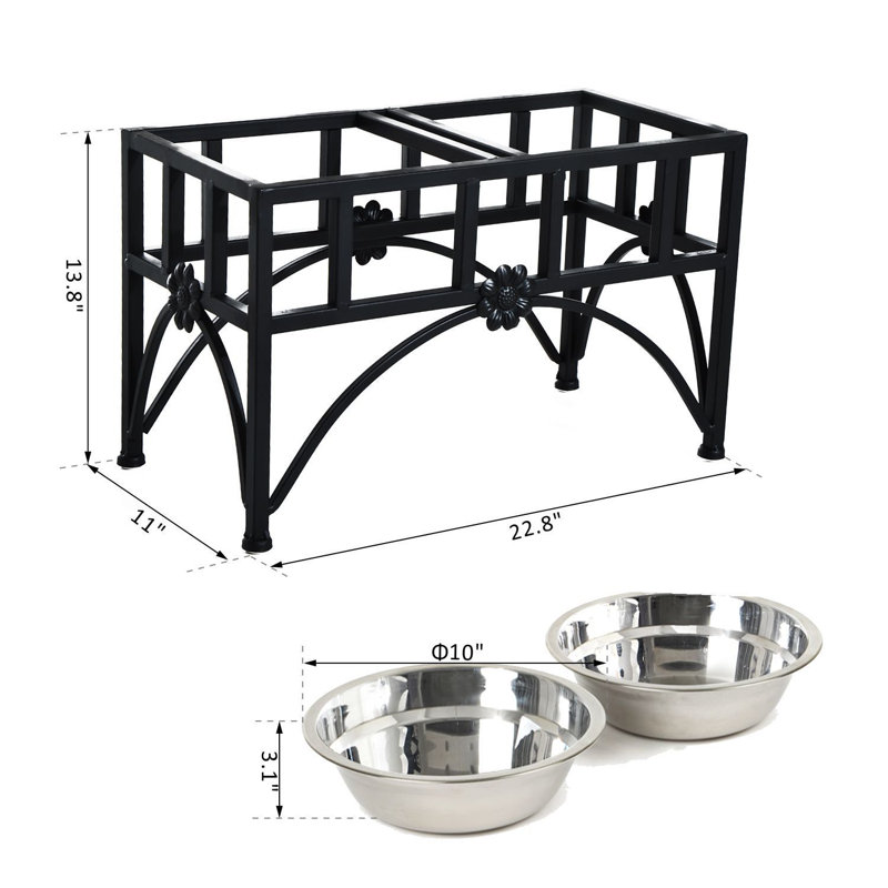 metal food bowl