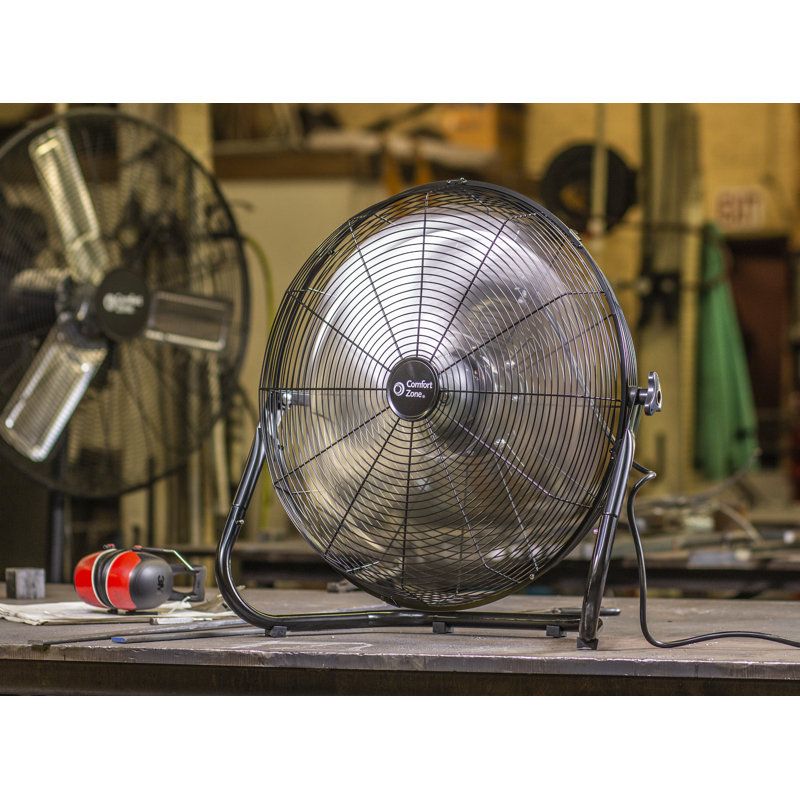 Comfort Zone High Velocity Cradle 20 Standing Fan Wayfair