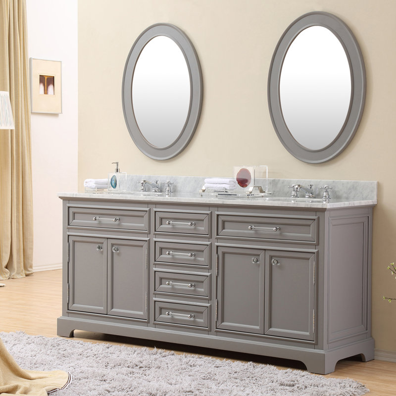 Darby Home Co Colchester 72 Double Sink Bathroom Vanity Set With Default Name