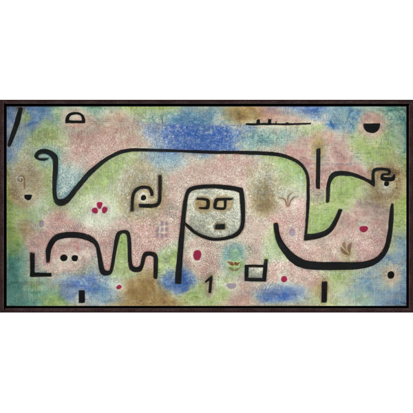 Vault W Artwork Insula Dulcamara By Paul Klee Framed Painting Print On Canvas Wayfair