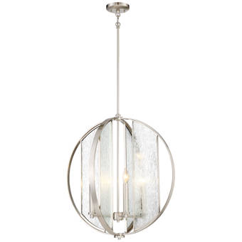 Orren Ellis Braziel 4 Light Candle Style Geometric Chandelier Wayfair
