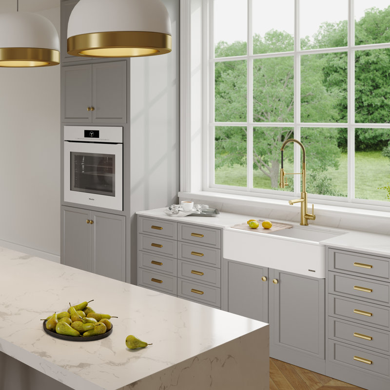 Kraus Bellucci 33 L X 21 W Farmhouse Apron Kitchen Sink