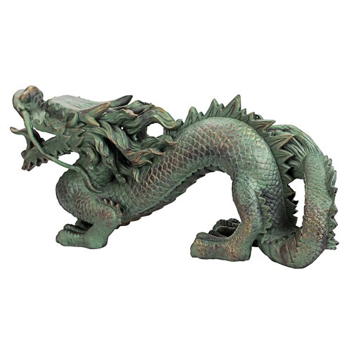 Design Toscano Asian Dragon of the Great Wall Statue & Reviews | Wayfair