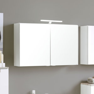 80 cm x 65 cm Spiegelschrank Siena mit Beleuchtu..