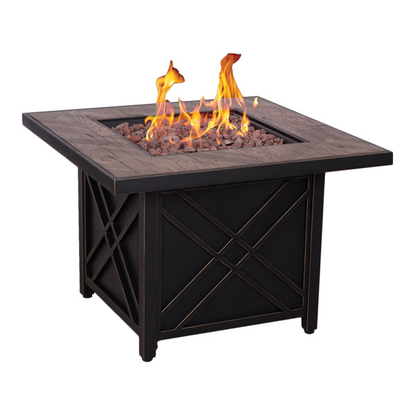 Afterglow Darwin Stainless Steel Propane Natural Gas Fire Pit