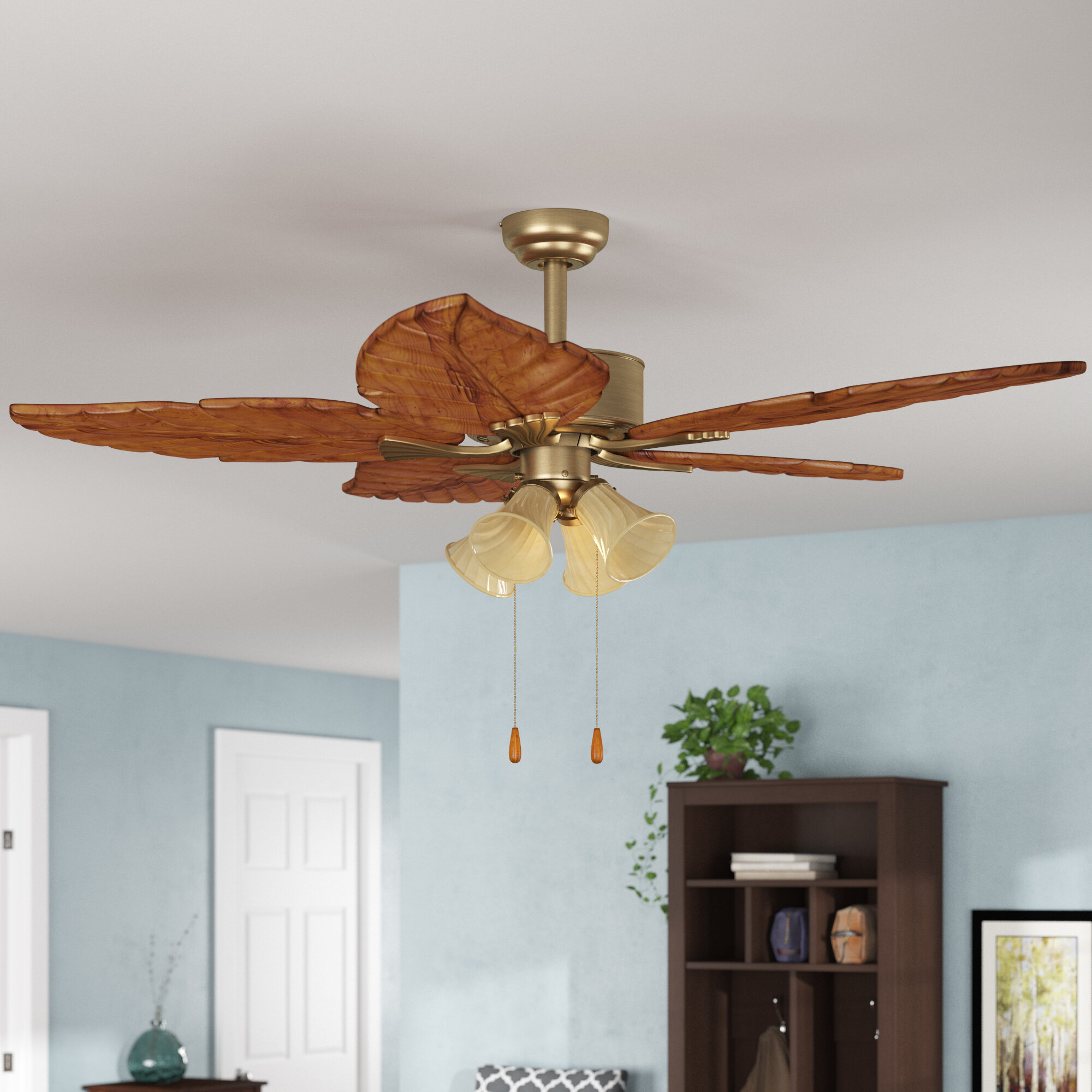 52 Kalista 4 Light 5 Blade Ceiling Fan