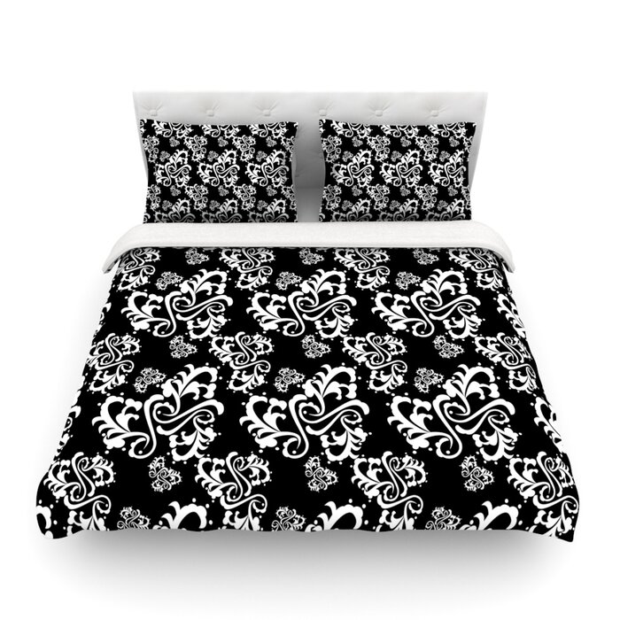 East Urban Home Sweetheart Damask By Mydeas Featherweight Duvet