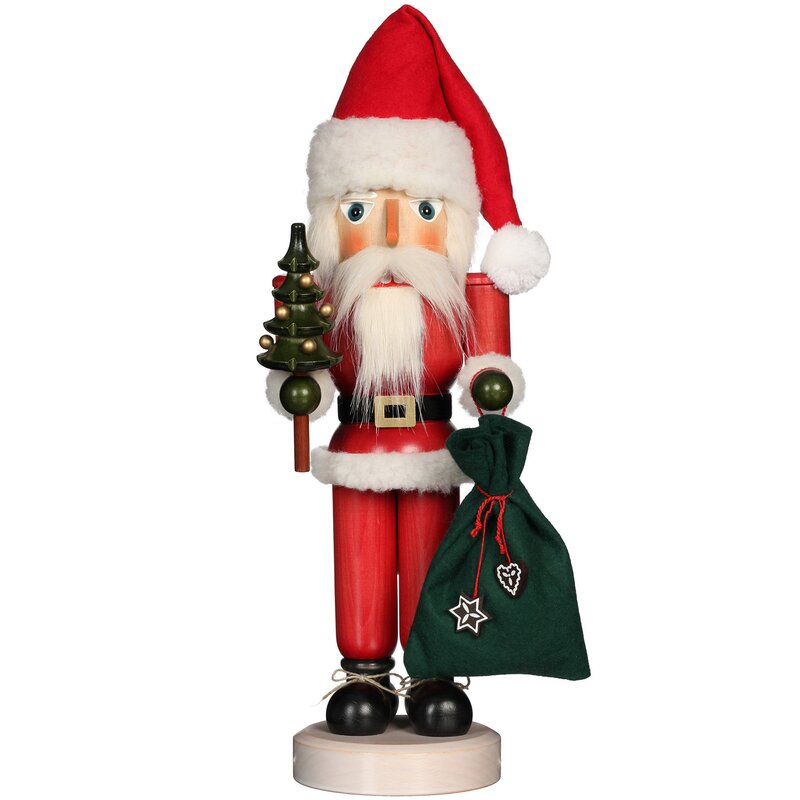 black santa nutcracker