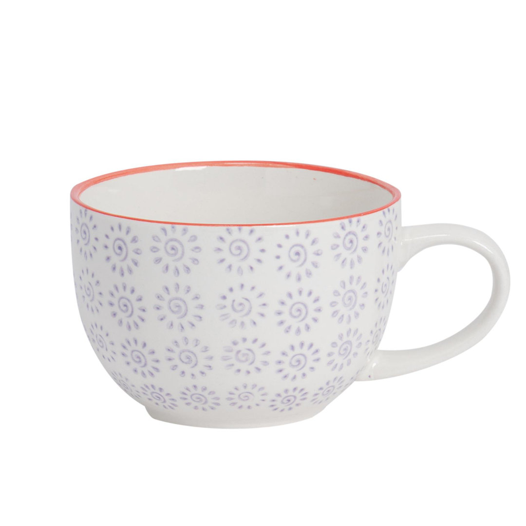 Hand-Printed Cappuccino Cup - 250ml