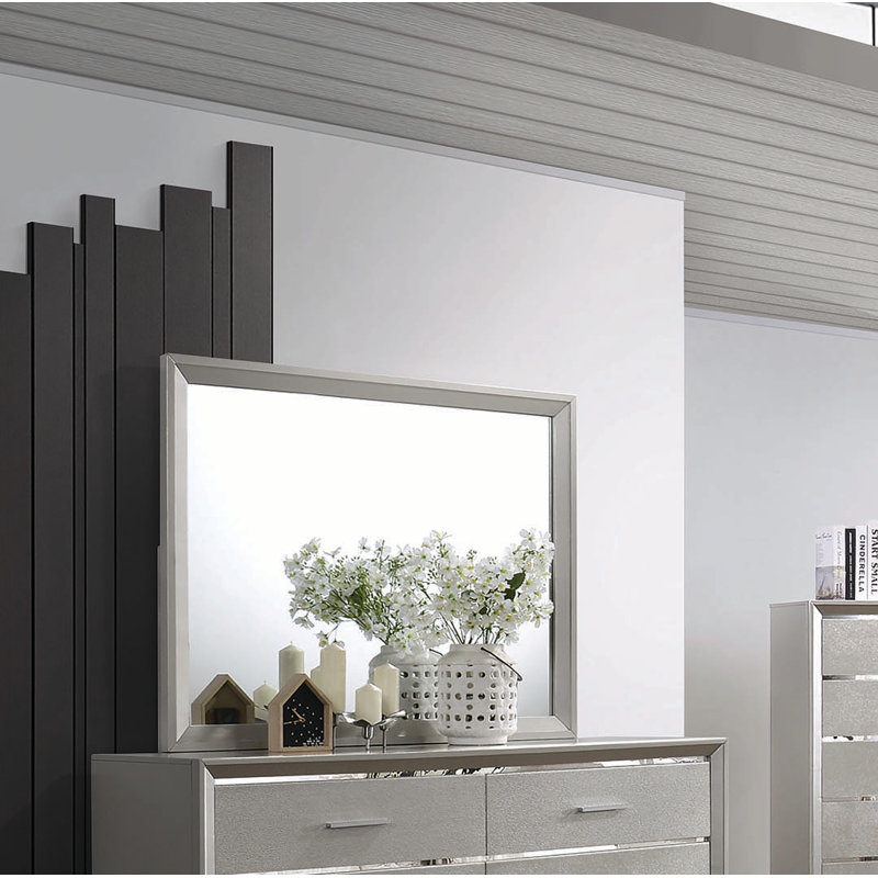 Everly Quinn Plumlee Modern Dresser Mirror Wayfair Everly Quinn Plumlee Modern Dresser