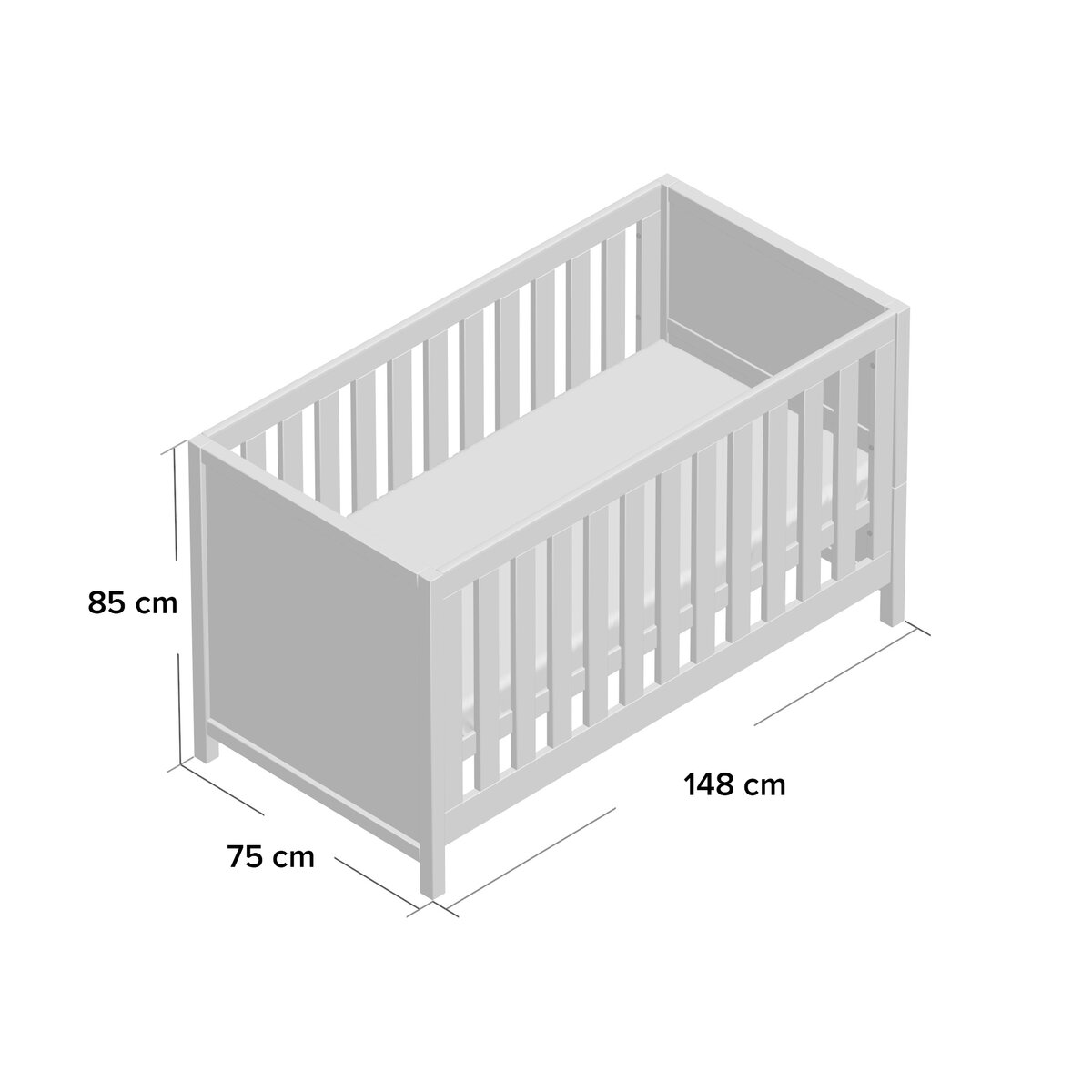 Tutti Bambini Modena 3-in-1 Cot Bed & Reviews | Wayfair.co.uk